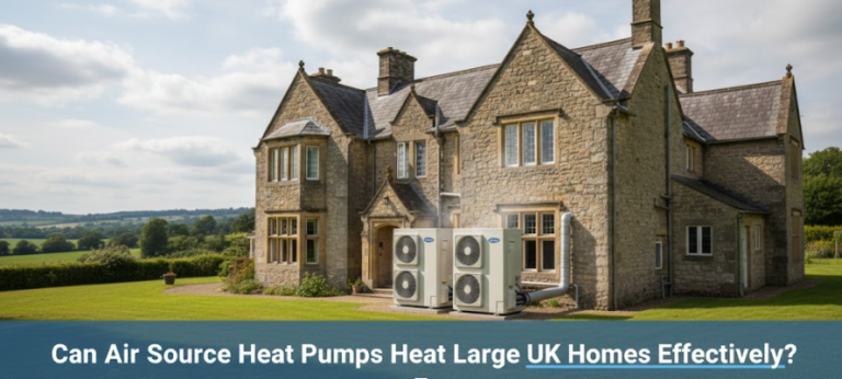 Can Air Source Heat Pumps Heat Large UK Homes Effectively?